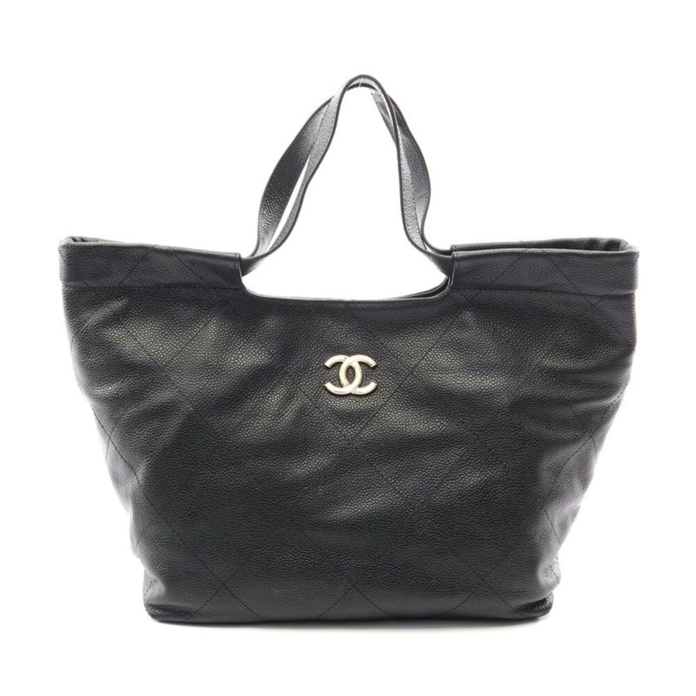 Chanel Caviar Skin Matelasse Tote Bag